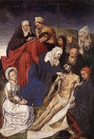 Hugo van der Goes The Lamentation of Christ Norge oil painting art